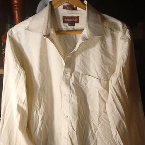 Adams Row Men's Classic White Dress Shirt